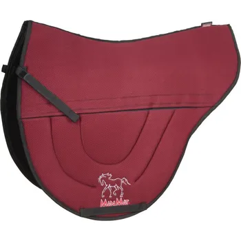 ManMat Podsedlová dečka pod vytrvalostní sedla vykrojená červená M