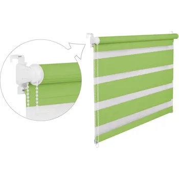 Roleta ZEBRA-SHOP Roleta DEN A NOC / MINI / STANDARD / hrášková / BH 207 Barva mechanizmu: bílá, Výška: 150, Šířka: 100