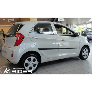 Lišta karosérie Boční lišty dveří KIA Picanto II 5D 2011-2017 • Rider