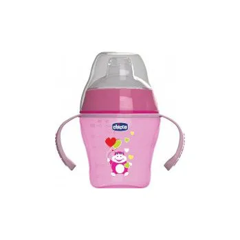 Chicco Hrnek 200ml, 6m+, růžový