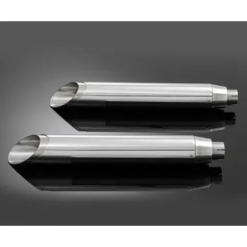 Koncovka výfuku Highway Hawk Výfukové koncovky / tlumiče Highway Hawk SLASHCUT, E-mark pro motocykly HARLEY-DAVIDSON FXSTB Night Train Chrom