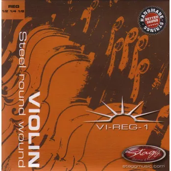 Struna pro kytaru a smyčcový nástroj Stagg VI-REG-1, sada strun pro 1/8, 1/4 a 1/2 housle