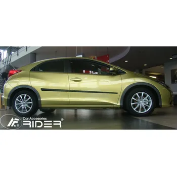 Lišta karosérie Boční lišty dveří Honda Civic IX 5D Hatchback 2012-2017 • Rider