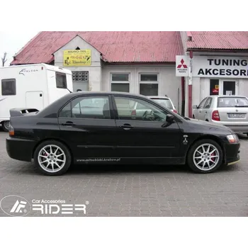Lišta karosérie Boční lišty dveří Mitsubishi Lancer Evo 8 2003-2005 • Rider