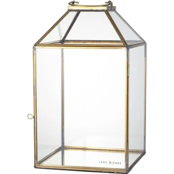 Dekorativní svítidlo Lene Bjerre zlatá lucerna velká Adrine