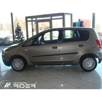 Lišta karosérie Boční lišty dveří Mitsubishi Colt 5D 2008-2012 • Rider