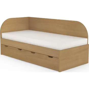 Postel Postel s roštem a úložným prostorem Rea Gary 90cm - Postel s roštem a úložným prostorem