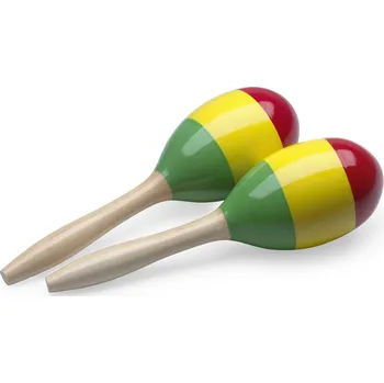 Stagg MRW-29R, dřevěné maracas, reggae
