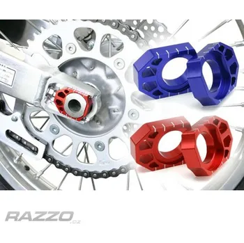 Dorazy zadní osy ZETA Axle Blocks Yamaha YZ250F 09-11 YZ450F 09 Modrá