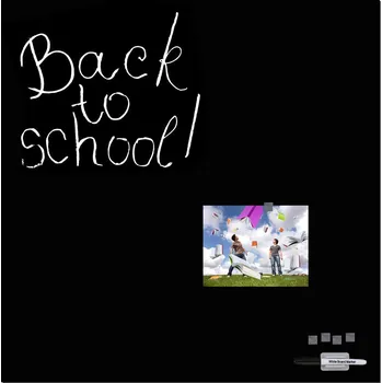 Skleněná magnet. tabule 45x45, Černá - Poslední kus