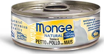 Krmivo pro kočku Monge Natural konzerva kuře/kukuřice