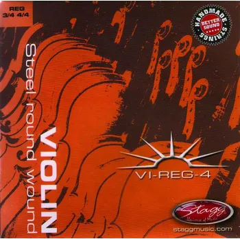 Struna pro kytaru a smyčcový nástroj Stagg VI-REG-4, sada strun pro 3/4 a 4/4 housle