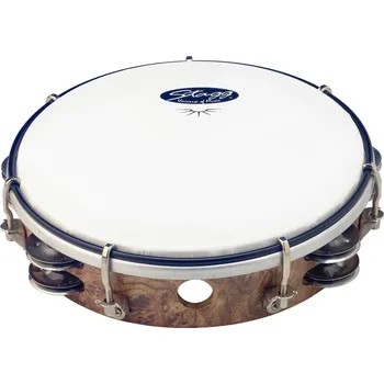 Tamburína Stagg TAB-208P/WD, dvouřadá laditelná tamburína, 8"