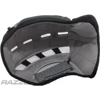 Helma na motorku Náhradní výplň helmy FOX V3 Helmet Liner Grey Black XS