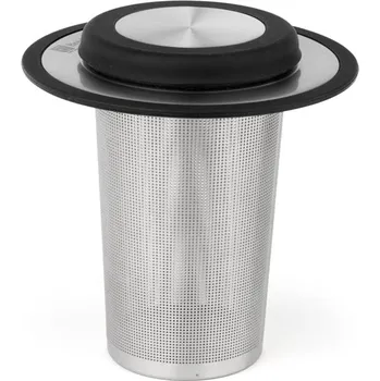 Cedník a síto Sítko na čaj s podstavcem XL nerezové - Bredemeijer