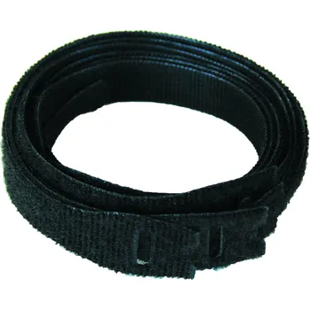 Stahovací páska HDWM-VCT-S Suchý zip pro svazkování kabelů, š. 13mm, d. 190mm, černý, balení 25 kusů