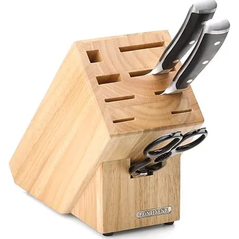 Stojan na nože Blok na nože na 9ks přírodní - Continenta