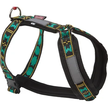 Postroj pro psa Manmat Long Distance vzor M - M reflexní, S