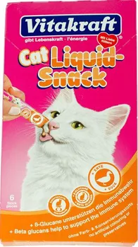 Vitakraft Cat Liquid Snack kachna/betaglukan 6 x 15 g