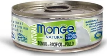 Krmivo pro kočku Monge Natural konzerva tuňák/kuře 80 g