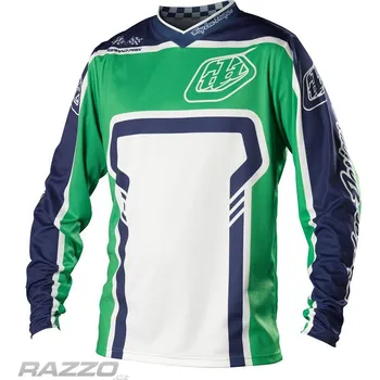 cyklistický dres Dres TroyLeeDesigns GP Jersey Factory Green L