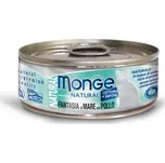 Monge Natural konzerva mořské plody/kuře 80 g