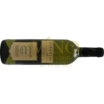 Víno Akce ihned Moravíno Sylvánské zelené 2014 pozdní sběr 0,75 l suché bílé víno - doprodej