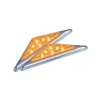 Přídavný světlomet Boční obrysové světlo LED, oranžový trojúhelník