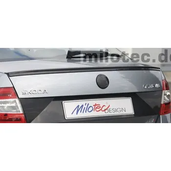 Tuning Spoiler víka kufru Milotec pro Škoda Octavia III, černá metalíza