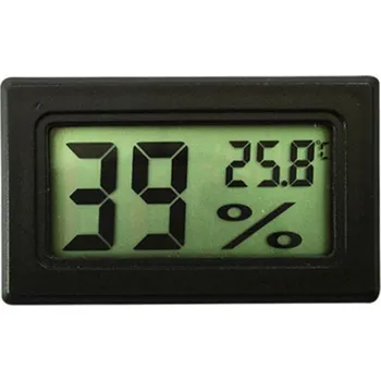 Vývojová deska Vnitřní digitální LCD teploměr a vlhkoměr do panelu - Černý