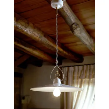 ALDO BERNARDI Porcelánové závěsné stropní svítidlo retro Linea Tesa 2 Proveden: Bílá 110