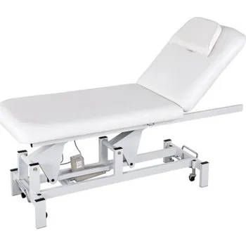 Masážní stůl Elektrické masážní lehátko Weelko Lumb - 1 motor, bílé (212.1.A26) + dárek zdarma