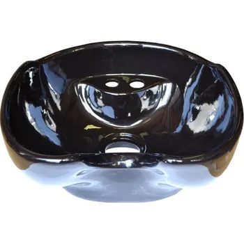 Umyvadlo Náhradní umyvadlo pro mycí box Detail - keramické, černé (DHS-013b) + dárek zdarma