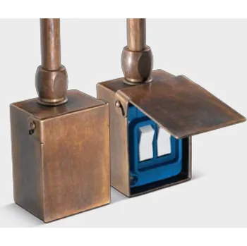 ALDO BERNARDI Nástěnný vypínač retro mosaz, vypínač č. 5 Varianta: Mosaz SC105