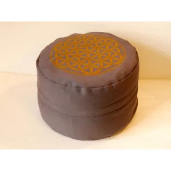 Dekorativní polštářek Květ života - Meditační polštář šedý (Květ života - Meditační polštář šedý)