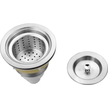 Sifon Detail - Hair style Náhradní umyvadlová výpusť pro mycí box Detail - nerezová (DHSA-22)