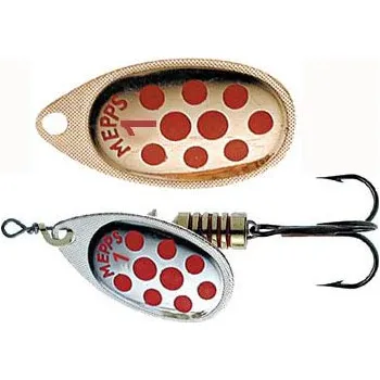 Umělá nástraha Třpytka MEPPS Aglia Decoree 1 měď/červené tečky (A Dec 1 měď/červené)