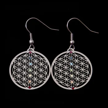 Souprava šperků Náušnice "Květ života" Čakra (Náušnice "Květ života" Čakra)