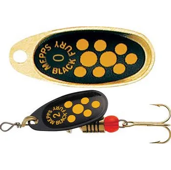 Umělá nástraha Třpytka MEPPS Black Fury 3 zlatá/žlutá (Comet BF3 zlatá/žlut)