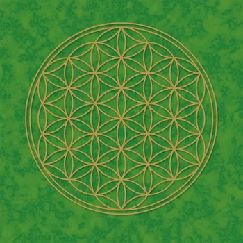 Plakát Plakát Zelený „Květ Života“ (Plakát Zelený „Květ Života“)