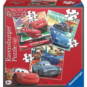 Puzzle Puzzle Ravensburger Cars 3v1 Ravensburger