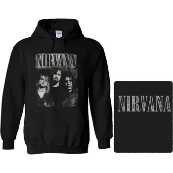 Pánské oblečení mikina s kapucí Nirvana - Portrait
