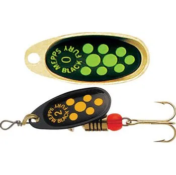 Umělá nástraha Třpytka MEPPS Black Fury 3 zlatá/fluo (Comet BF3 zlatá/fluo)