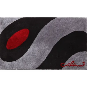 Koupelnová předložka Grund Koupelnová předložka Colani 35, světle šedá černá, 80x140 cm