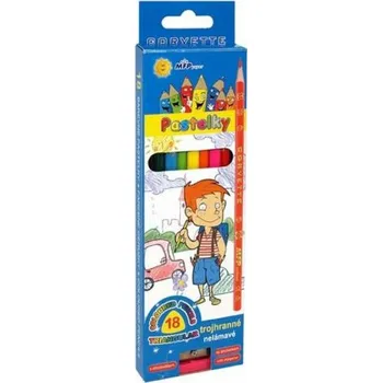 Pastelka MFP Pastelky Triangular 12 ks + ořezávátko