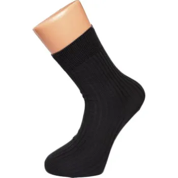 Pánské ponožky 100% bambusové zdravotní ponožky BAMBOX 41-42 černá