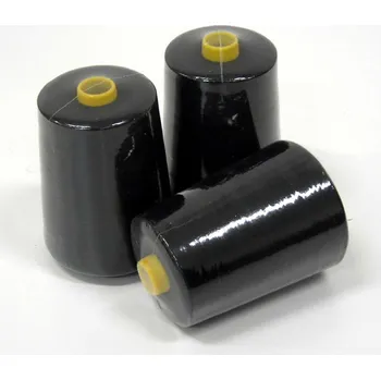 Nit vysivaci.cz nit spodní pro vyšívání SPOLY 100/2 návin 10 000 metrů barva černá barva: spodní nit černá, balení: 1 kón