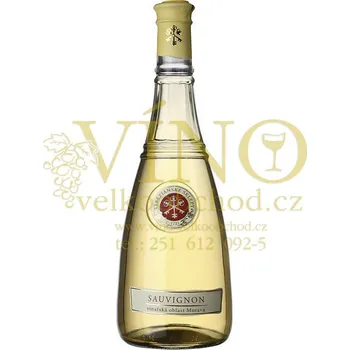 Tereziánské sklepy Terezianské sklepy Sauvignon jakostní odrůdové víno bílé suché - Vinařská oblast Morava