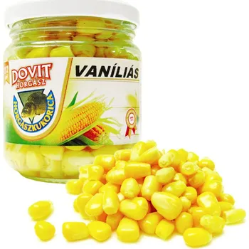 Návnadová surovina Dovit Nakládaná kukuřice v alkoholu česnek-chobotn (Dovit nakládaná kukuřice česnek/chobotnice)