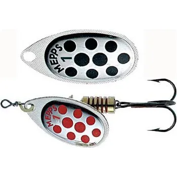 Umělá nástraha Třpytka MEPPS Aglia Decoree 1stříbrná/černé tečky (A Dec 1 stříbro/čern)